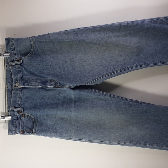 Levi's 517 Medium Blue Bootcut Blue Jeans Size W36 L34 - Picture 5 of 16